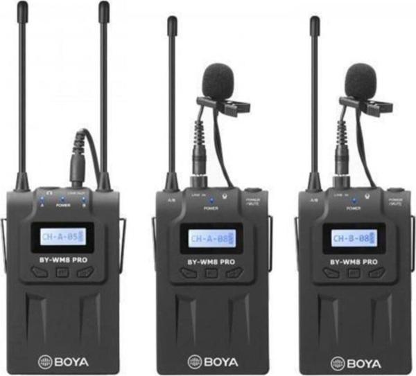 Boya By-Wm8 Pro K2 Ikili Kablosuz Yaka Mikrofonu - Image 1