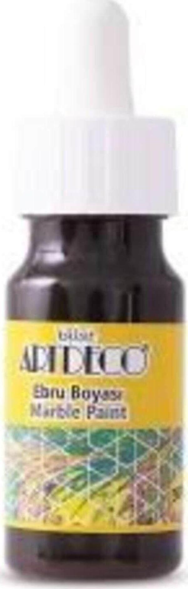 Artdeco Kahve Ebru Boyası 16 Açık - Image 1