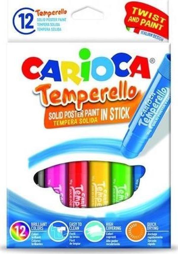 Carioca Temperello Stick Poster Boyama Kalemi 12'li (42738) - Image 1