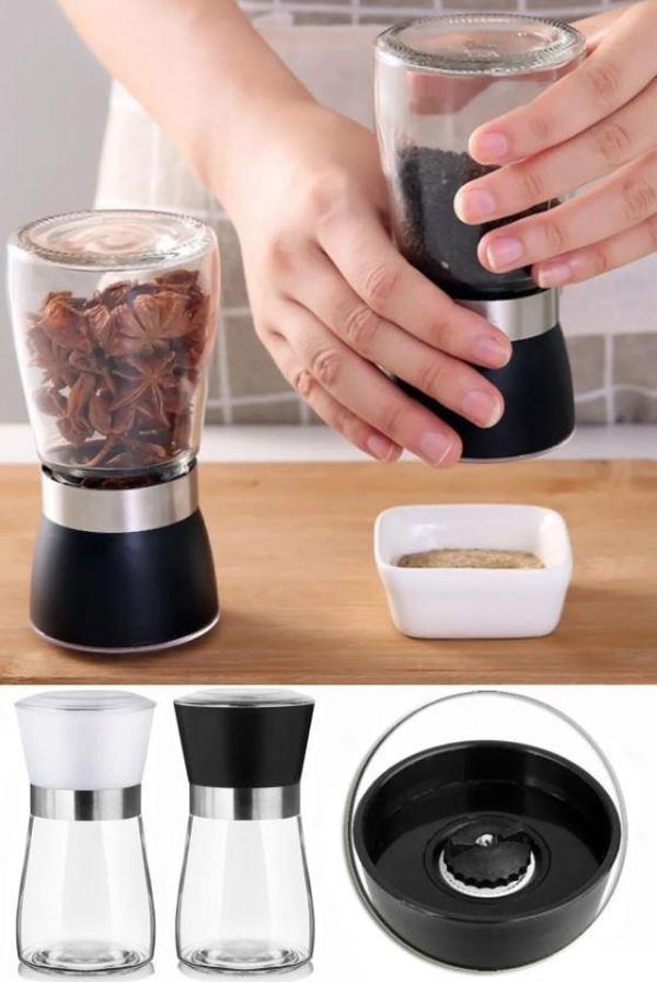Rosssel Premium 2'li Cam Baharat Öğütücü - Image 1