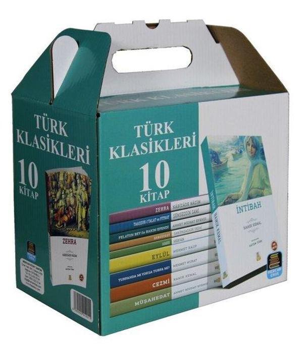 Mercan Türk Klasikleri Seti-10 Kitap Takım - Mercan Okul - Image 1