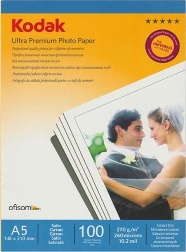 Kodak Ultra Premium Satin,Mat 15X21 270Gr/M² Fotoğraf Kağıdı 100 Yaprak - Image 1