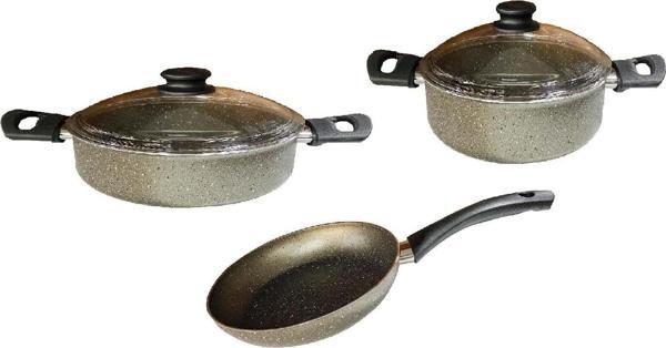 Mehtap 28 cm Karnıyarık Tava ve 24 cm Derin Tencere - Image 1
