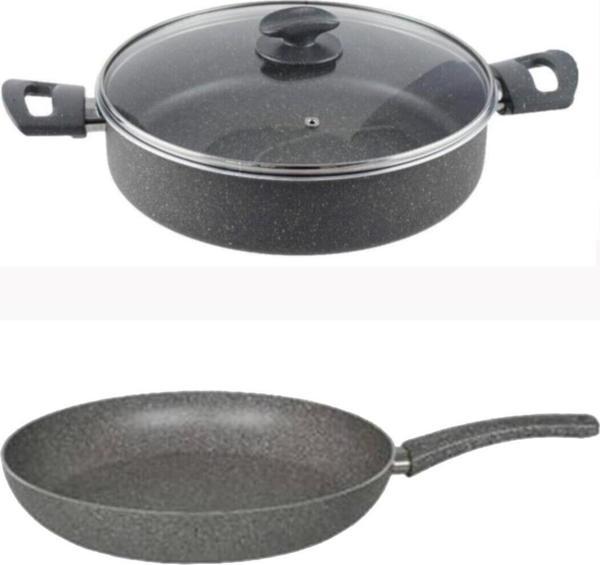 Mehtap Granit Karnıyarık ve Tava Seti 28 CM - Image 1