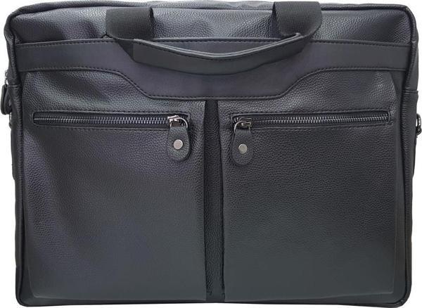 A.D.M. Erkek Evrak Çanta Laptop Bölmeli Siyah Tr452 - Image 1