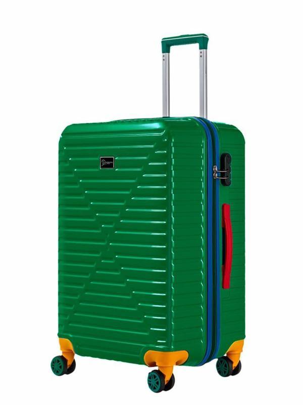 Orta Boy %100 Polikarbon Valiz 4x2 Teker Yeşil 1088 - Image 1