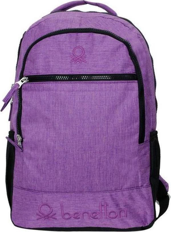 Benetton Okul Sırt Çantası Lila 70086 - Image 1