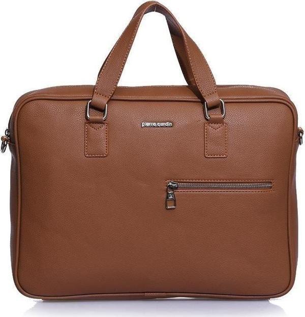 Pierre Cardin Erkek Evrak Çantası Taba Pc001180 - Image 1