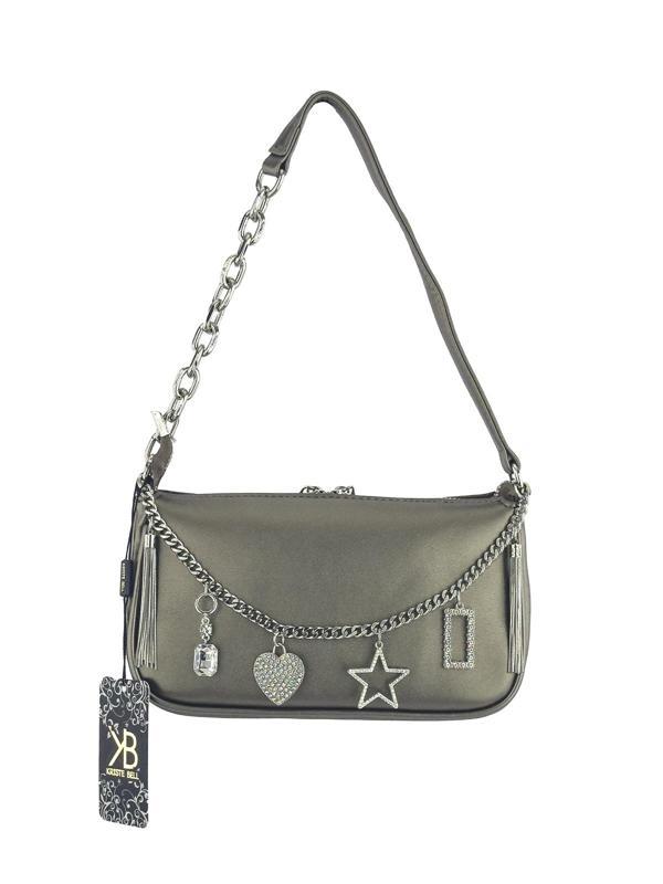 Kriste Bell Çapraz Askılı Kadın Çanta Pewter 26474 - Image 1