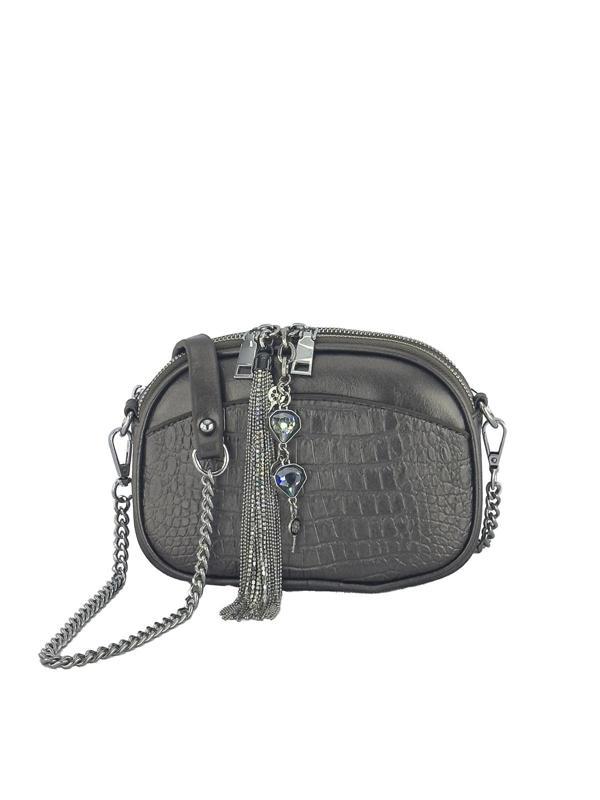 Kriste Bell Kadın Çanta Çapraz Askılı Pewter 26260 - Image 1