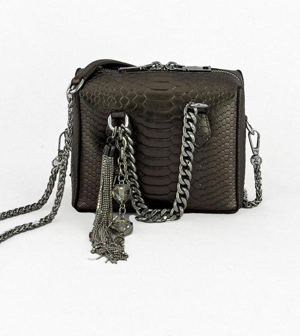 Kriste Bell Kadın Çanta Çapraz Askılı Pewter 26262 - Image 1