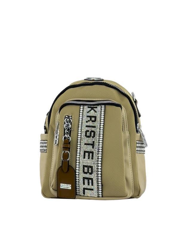 Kriste Bell Kadın Sırt Çanta Bej 26451 - Image 1