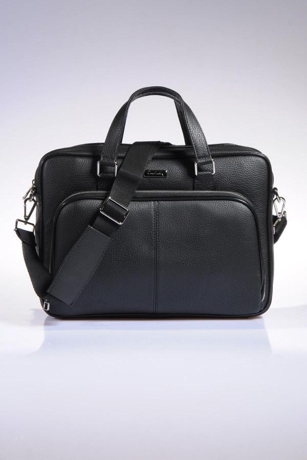 Pierre Cardin Erkek Evrak Çantası Siyah Pc001116 - Image 1
