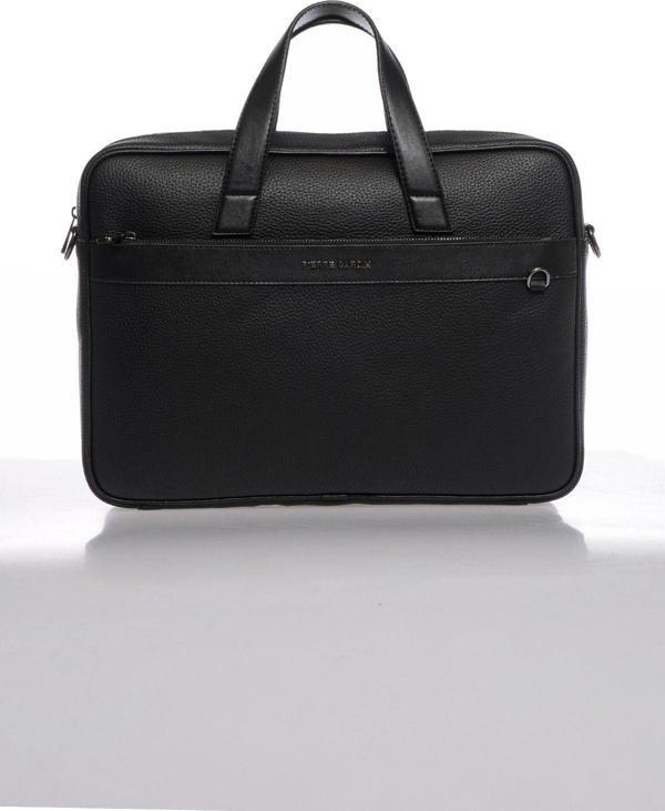 Pierre Cardin Erkek Evrak Çantası Siyah Pc001168 - Image 1