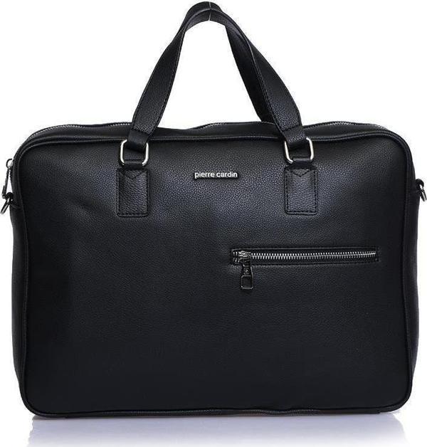 Pierre Cardin Erkek Evrak Çantası Siyah Pc001180 - Image 1