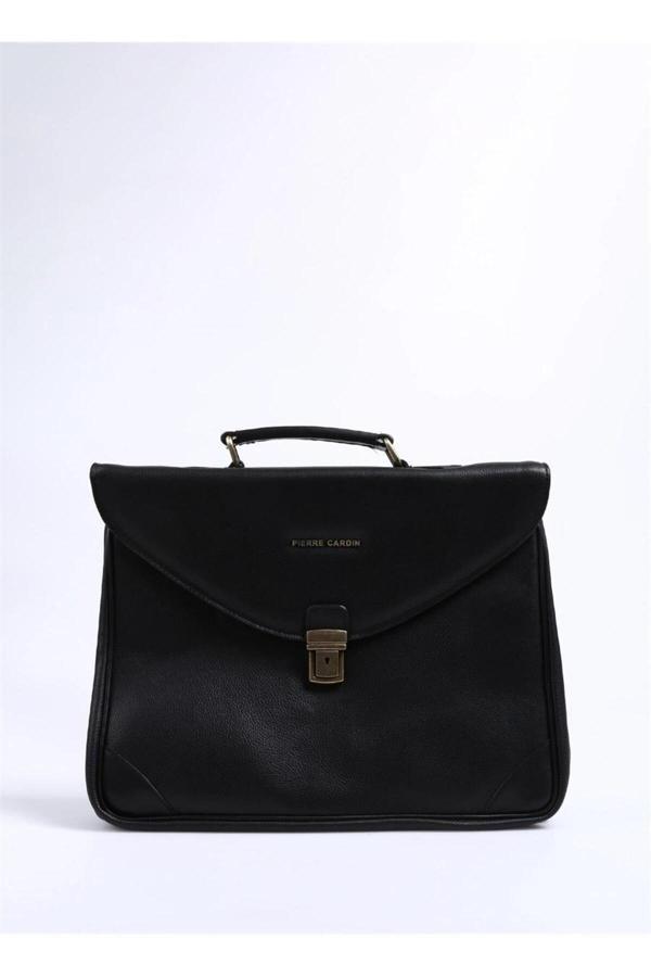 Pierre Cardin Erkek Evrak Çantası Siyah Pc001194 - Image 1