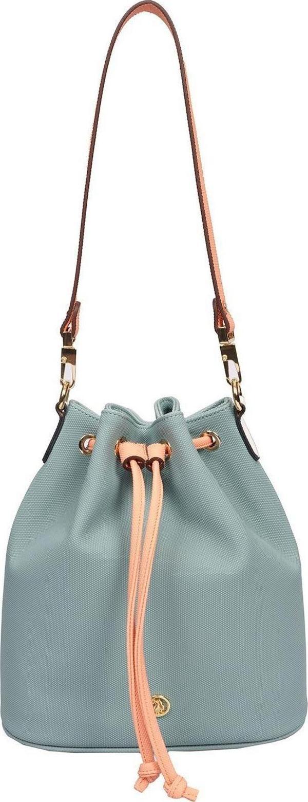U.S. Polo Assn. Çapraz Askılı Kadın Çanta Çivit-Somon Us23260 - Image 1