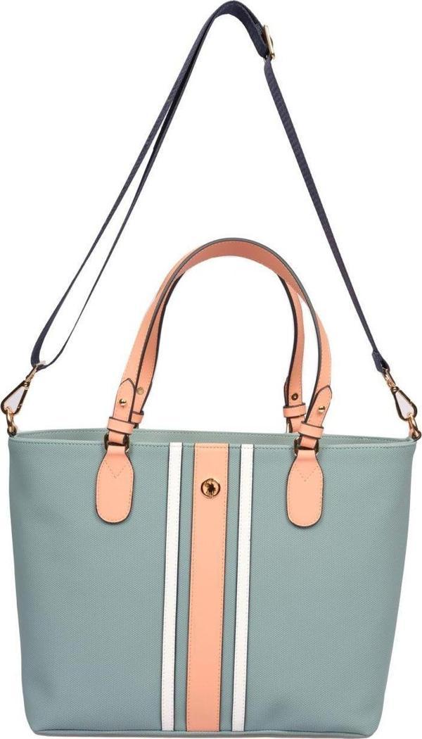 U.S. Polo Assn. Kadın Omuz Çanta Çivit-Somon Us23244 - Image 1