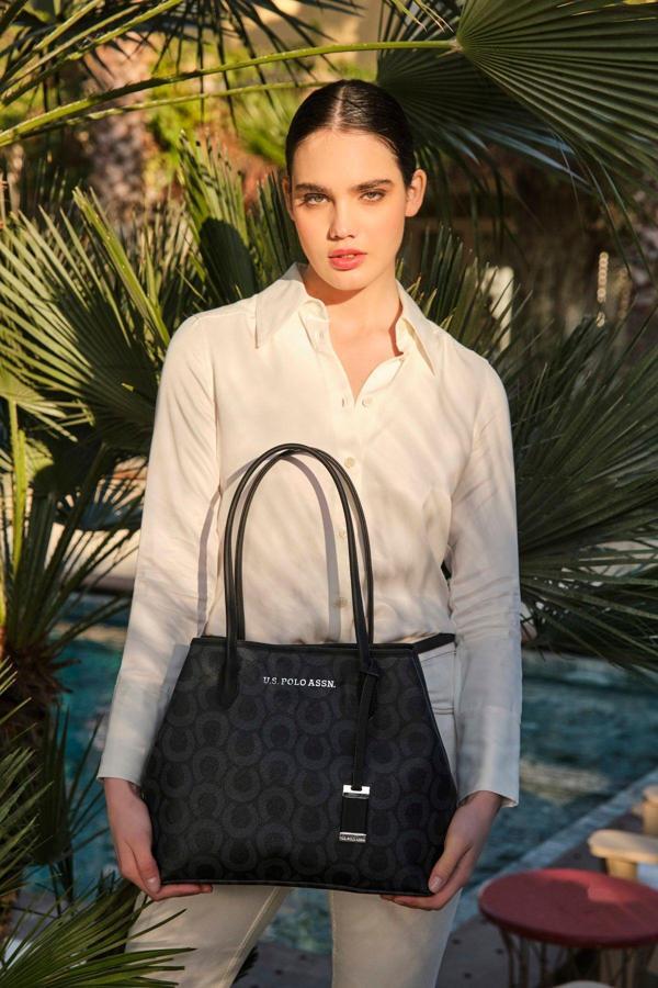 U.S. Polo Assn. Kadın Omuz Çanta Siyah Us23203 - Image 1