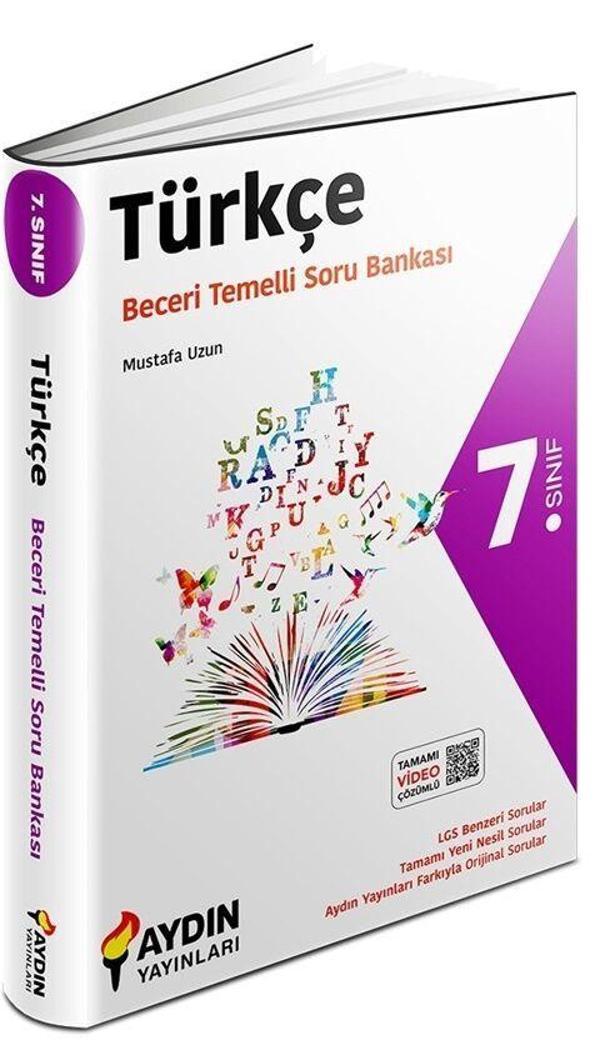 Aydın Yayınları 7. Sınıf Türkçe Beceri Temelli Soru Bankası - Aydın Yayınları - Image 1