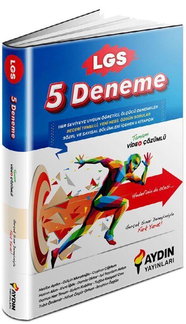 Aydın Yayınları 8. Sınıf LGS 5 li Deneme - Aydın Yayınları - Image 1