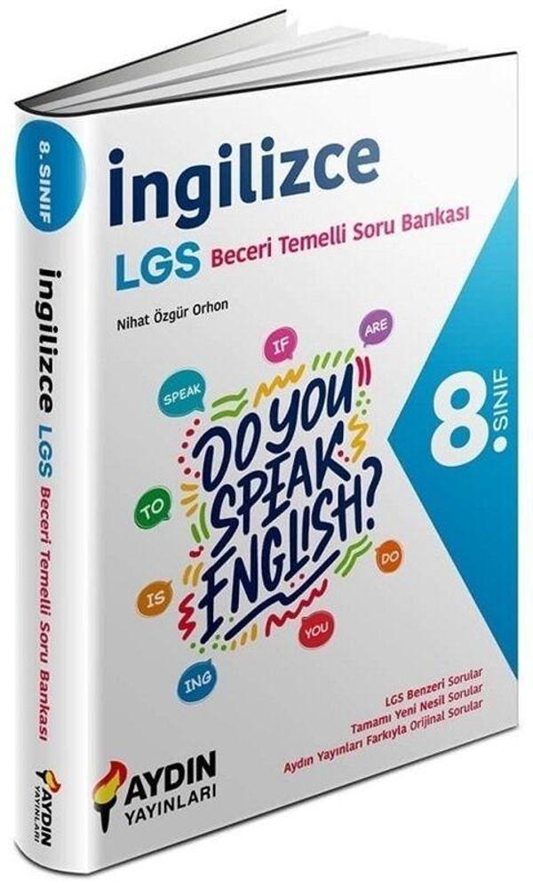 Aydın Yayınları 8. Sınıf LGS İngilizce Beceri Temelli Soru Bankası - Aydın Yayınları - Image 1