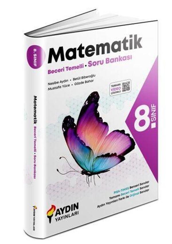 Aydın Yayınları 8. Sınıf Matematik Beceri Temelli Soru Bankası - Aydın Yayınları - Image 1