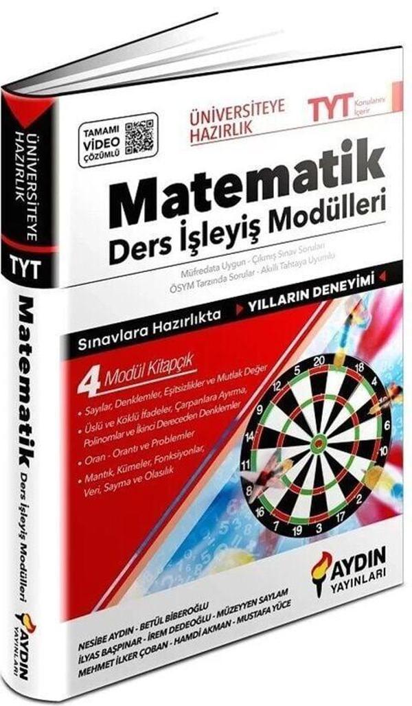 Aydın YKS TYT Matematik Ders İşleyiş Modülleri Aydın Yayınları - Aydın Yayınları - Image 1