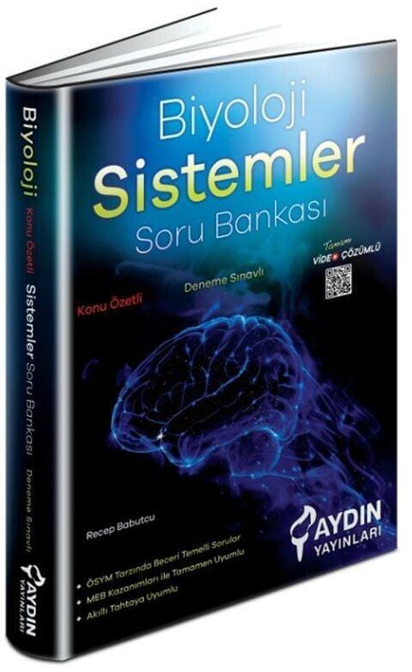 Aydın Yayınları AYT Biyoloji Sistemler Konu Özetli Soru Bankası - Aydın Yayınları - Image 1