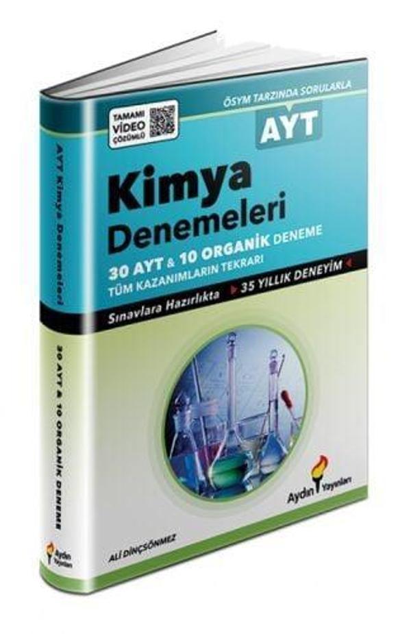 Aydın Yayınları AYT Kimya 30 Video Çözümlü Deneme - Aydın Yayınları - Image 1
