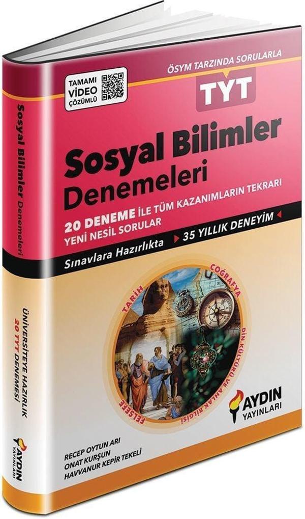 Aydın Yayınları TYT Sosyal Bilimler 20 li Denemeleri - Aydın Yayınları - Image 1