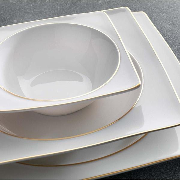 Schafer Glamor Pure Yemek Takımı 60 Parça Altın Yaldızlı - Image 1