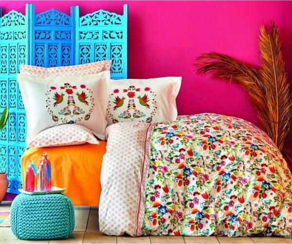 Karaca Home Parlin Fuşya Çift Kişilik Nevresim Takımı - Image 1