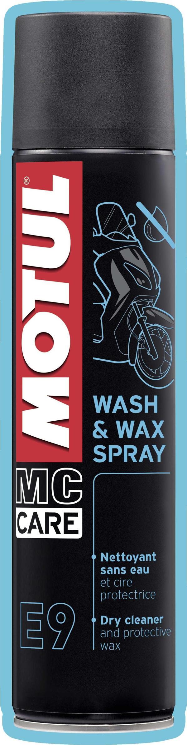 Motul E9 Wash&Wax Hızlı Sprey Temizleyici, Cila 400Ml - Image 1
