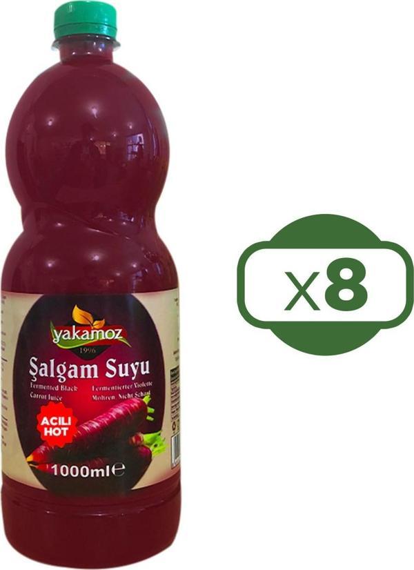 Yakamoz Şalgam Suyu 1 lt Acılı x 8 Adet - Image 1