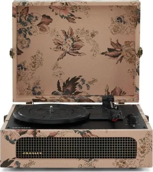 Crosley Voyager-2 Way Bluetooth Pikap Floral-Çiçek - Image 1