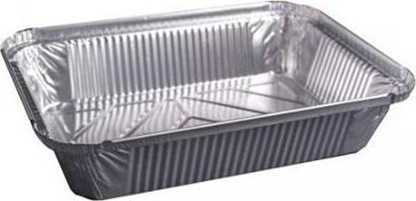 Alüminyum 1000 gr Geniş Kap ve Kapak 100 Adet - Image 1