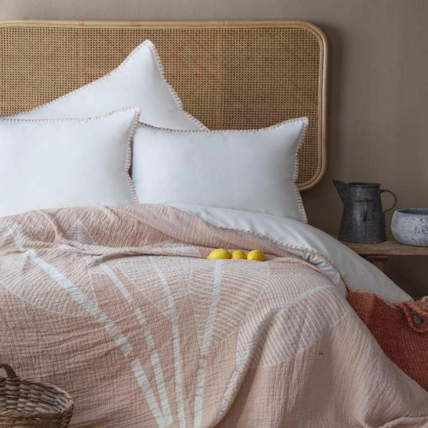 Apricitas Home Muslin Çift Kişilik Yatak Örtülü Nevresim Takımı June Bej - Image 1