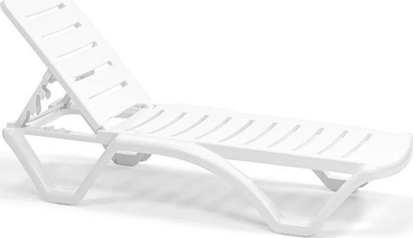 Omnipazar SY2537 Beyaz Elite Şezlong  - Image 1