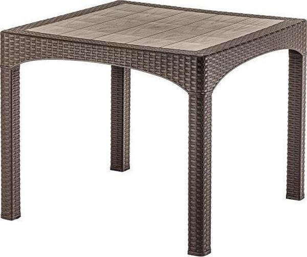 Omnipazar SY-2574 Kahverengi Rattan Kare Masa 50383  - Image 1