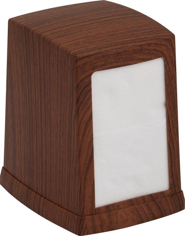 Omnipazar Vialli NP100A Masa Üstü Peçete Dispenseri Peçetelik Ahşap Görünüm - Image 1
