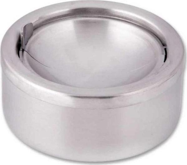 Omnisoft EPX BK-12 Basmalı Paslanmaz Çelik Hazneli Kül Tablası 12 cm  - Image 1