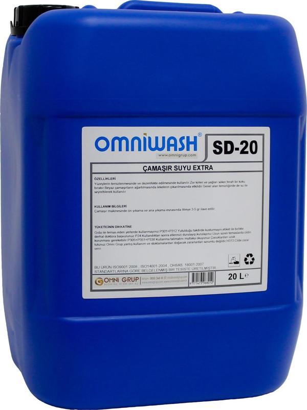 Omniwash SD-20 Çamaşır Suyu Extra 20 Litre - Image 1