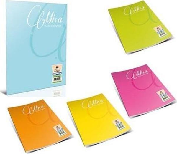 Gıpta Mica A4 - 80 Yaprak Çizgisiz Plastik Kapak Defter - Image 1