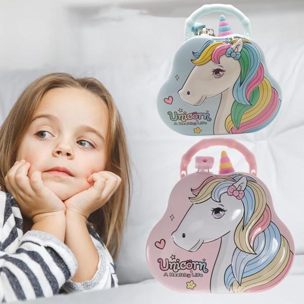 Unick Color Unicorn Anahtarlı Metal  Kumbara - Image 1