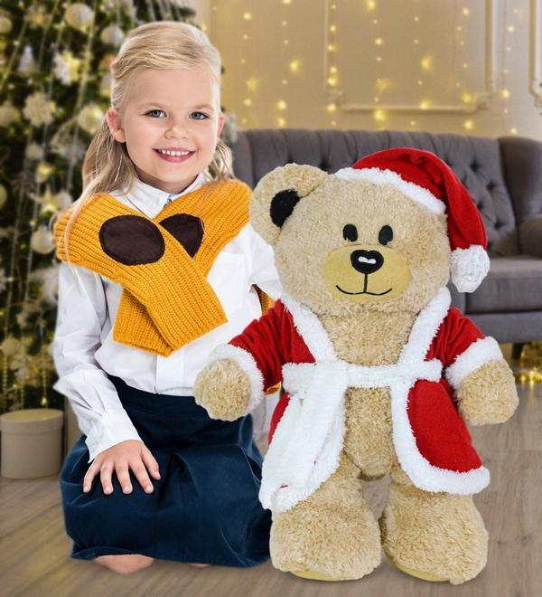 Özgüner Oyuncak 60 Cm Teddi Şapkalı Noel Ayıcık Yeni Yıl ,Yılbaşı Hediyesi - Image 1