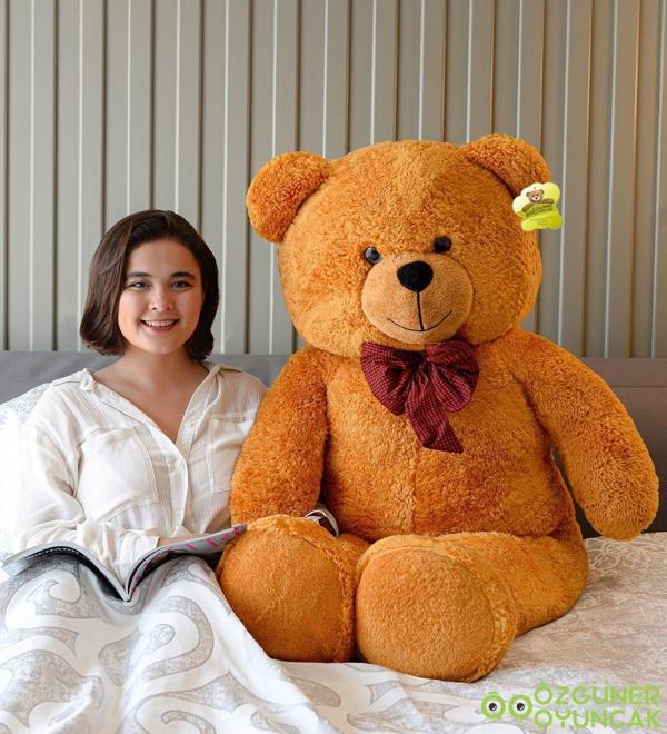 Özgüner Oyuncak Dev Büyük Peluş Ayıcık 170 Cm  Beyaz - Image 1