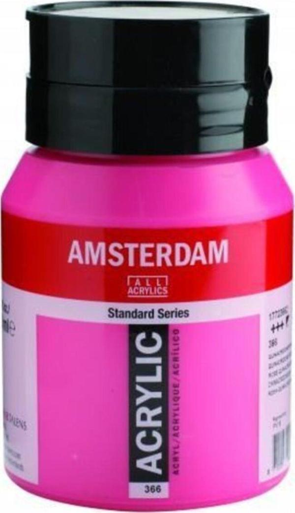 Talens Amsterdam Akrilik Boya 500 ml. 366 Quinacridone Rose - Image 1