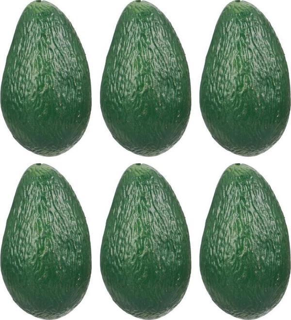 Netten Evime Yapay Meyve Avokado Fake Fruit 6 Lı Paket - Image 1