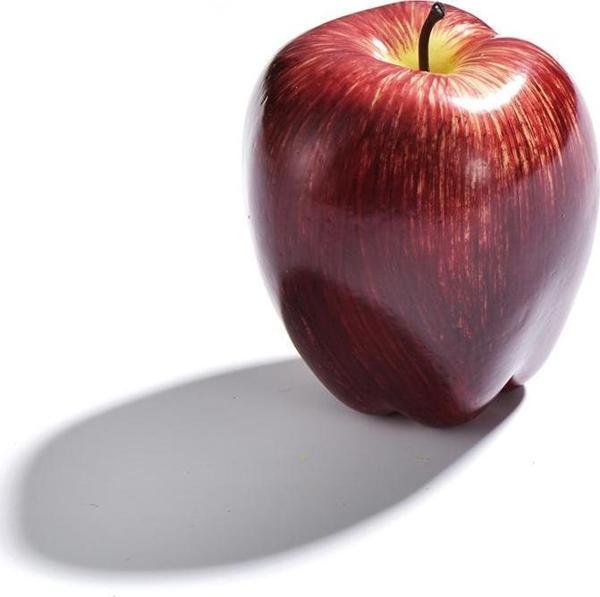 Netten Evime Yapay Meyve Sebze Kırmızı Elma Aşırı doğal 1.Kalite - Image 1